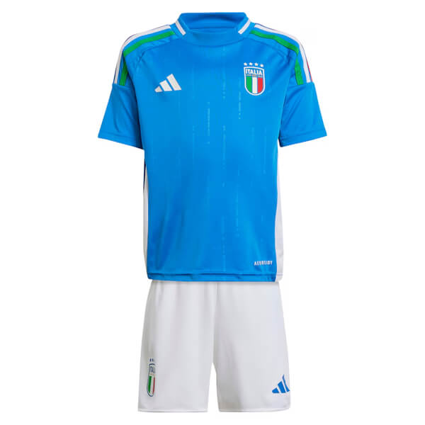 Italy-Home-Kids-Football-Kit-2024 Italy Home Euro 2024 (Kids) - Image 1