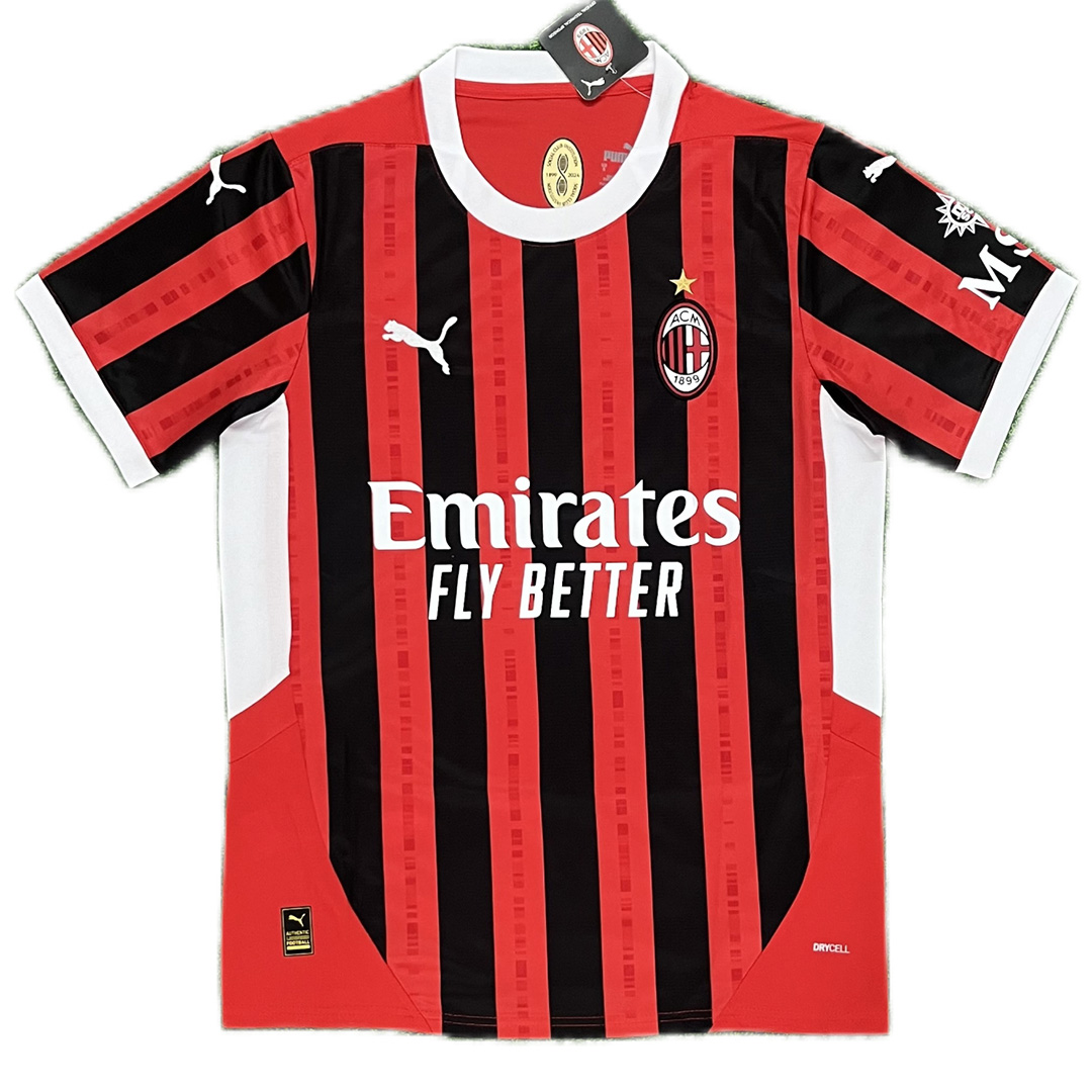 11715601782161fae02ACMilanJerseyHome202425MineJerseys AC Milan Home 2024 - Image 1